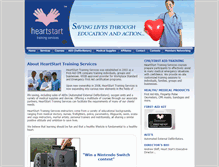 Tablet Screenshot of heartstartcanada.com